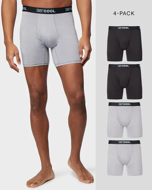 Men's 4-Pack Cool Boxer Brief