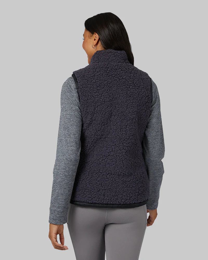 Women's Reversible Sherpa-Lined Vest