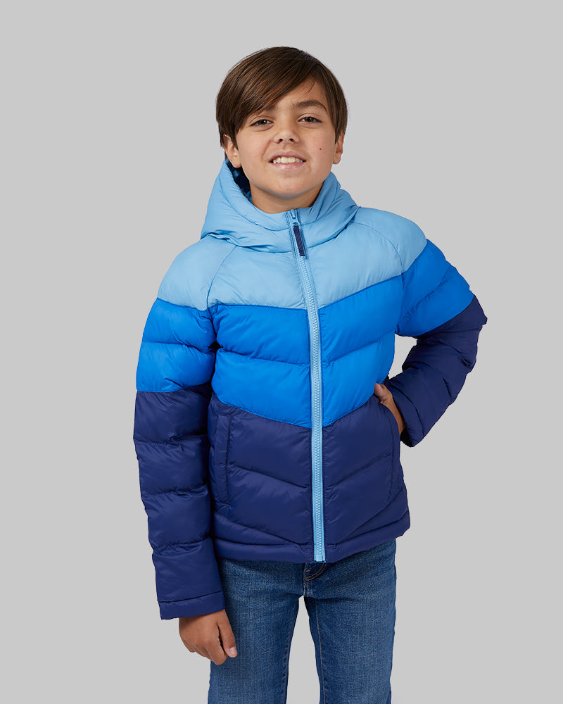 Chaqueta acolchada con capucha para niño