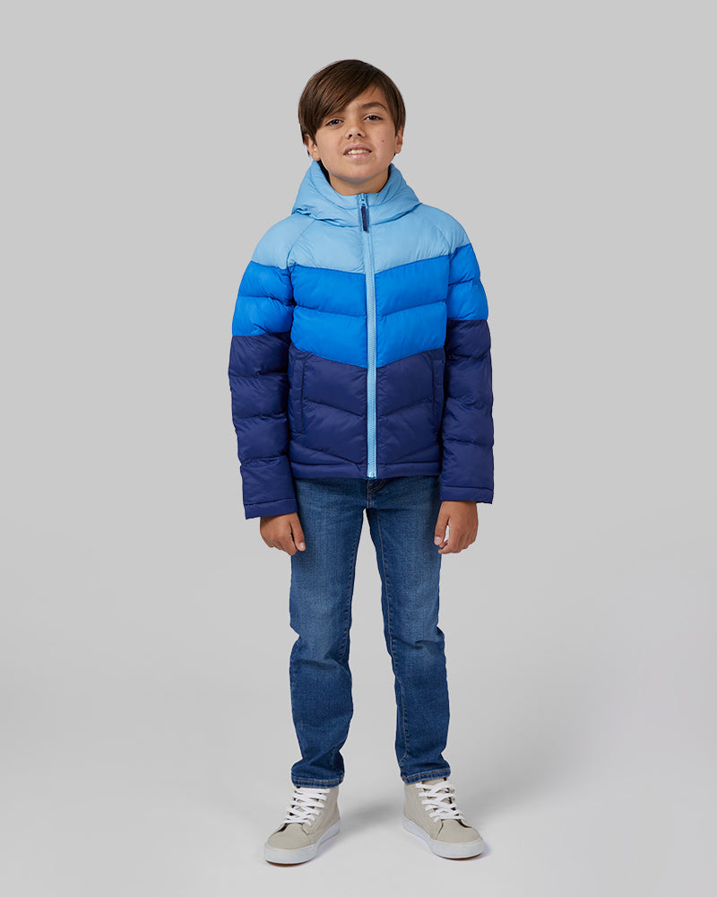 Chaqueta acolchada con capucha para niño