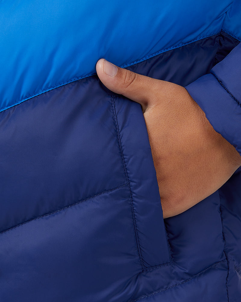 Chaqueta acolchada con capucha para niño