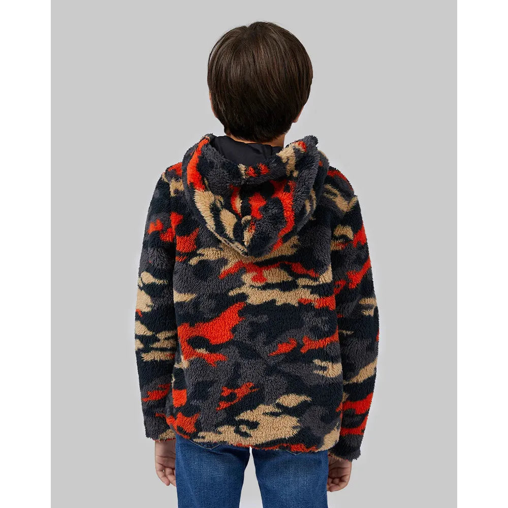 Boys' Soft Sherpa Hooded Full Zip