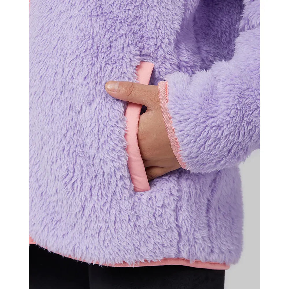 Girls' Soft Sherpa Hooded Full Zip