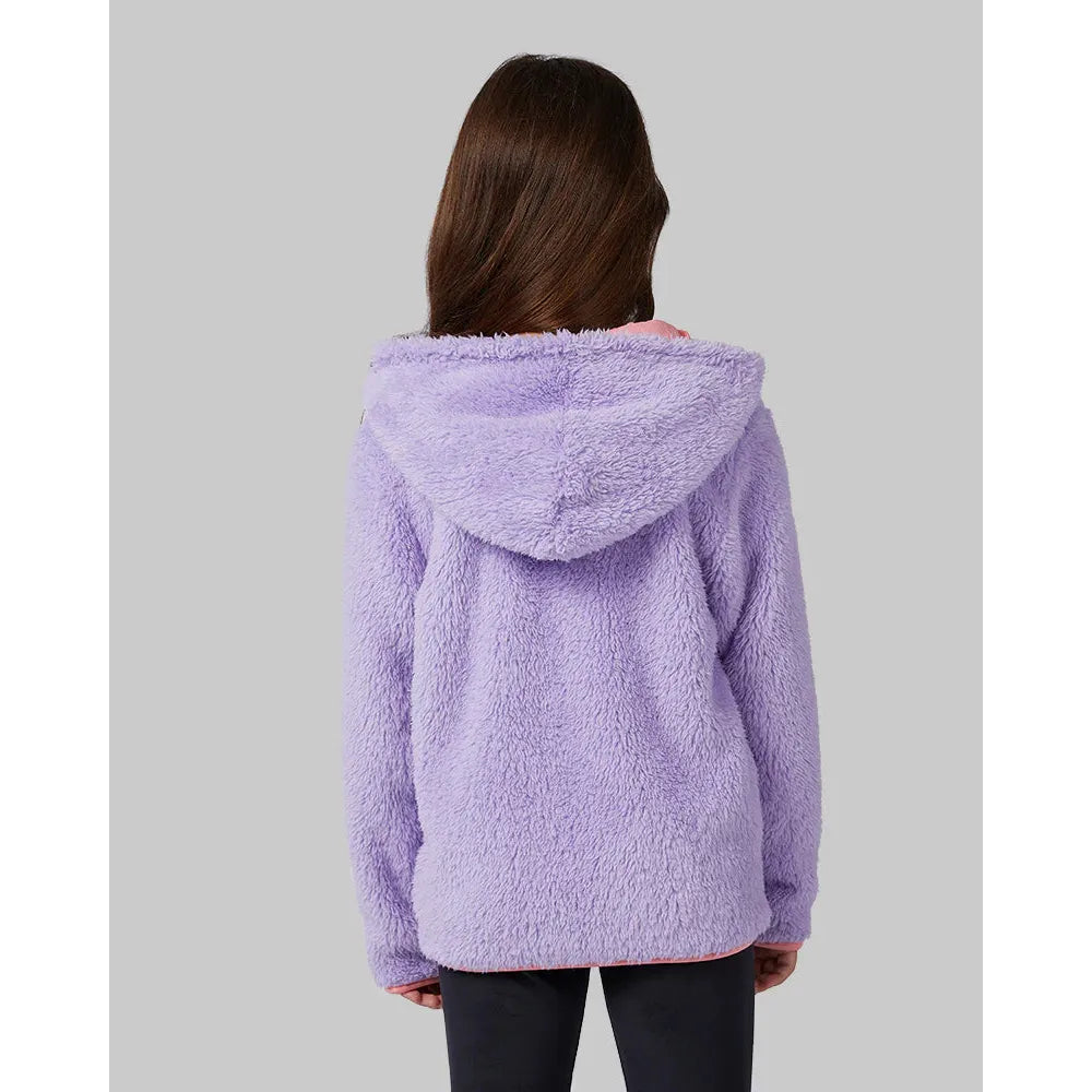 Girls' Soft Sherpa Hooded Full Zip