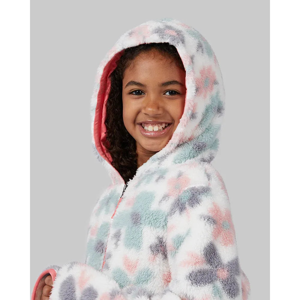 Girls' Soft Sherpa Hooded Full Zip