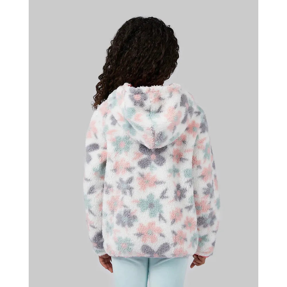 Girls' Soft Sherpa Hooded Full Zip