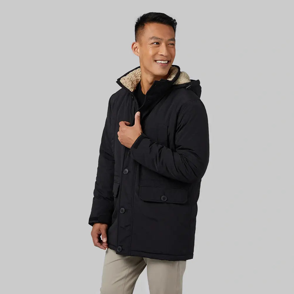 Men's Commuter Tech Sherpa-Lined Parka