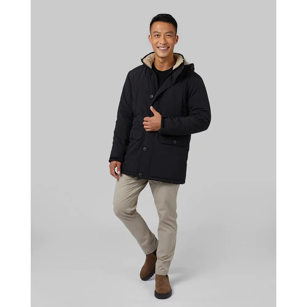 Men's Commuter Tech Sherpa-Lined Parka
