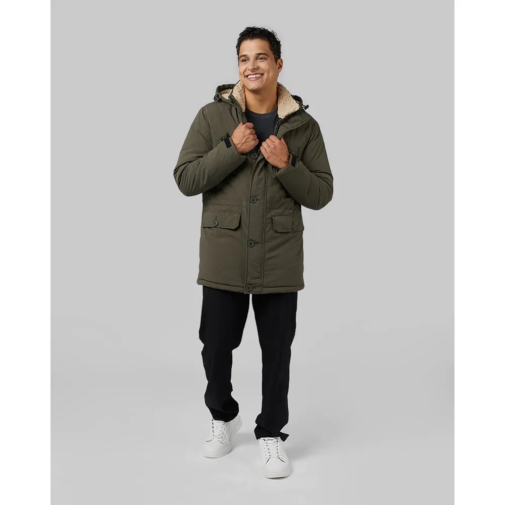Men's Commuter Tech Sherpa-Lined Parka