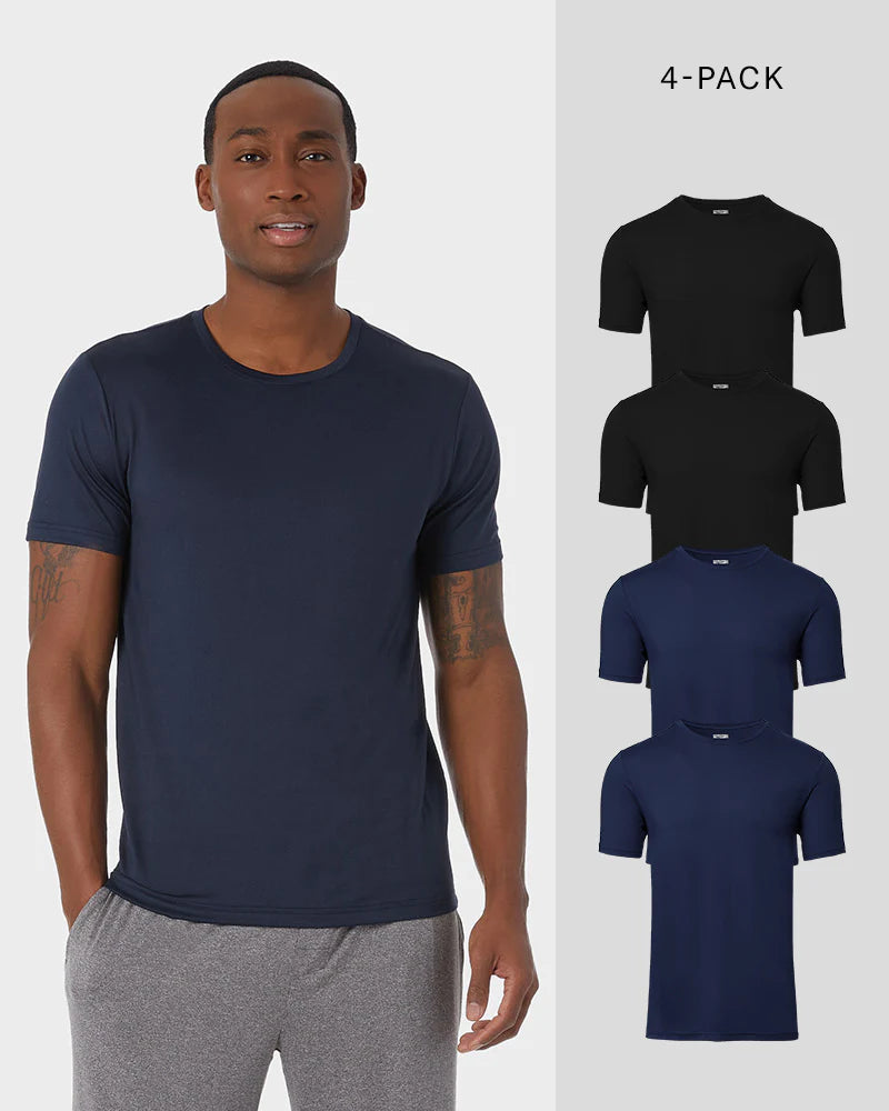 Men's 4-Pack Cool Classic Crew T-Shirt