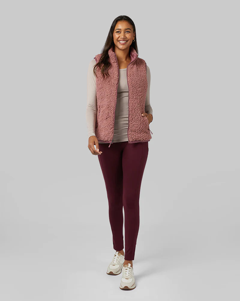 Women's Reversible Sherpa-Lined Vest