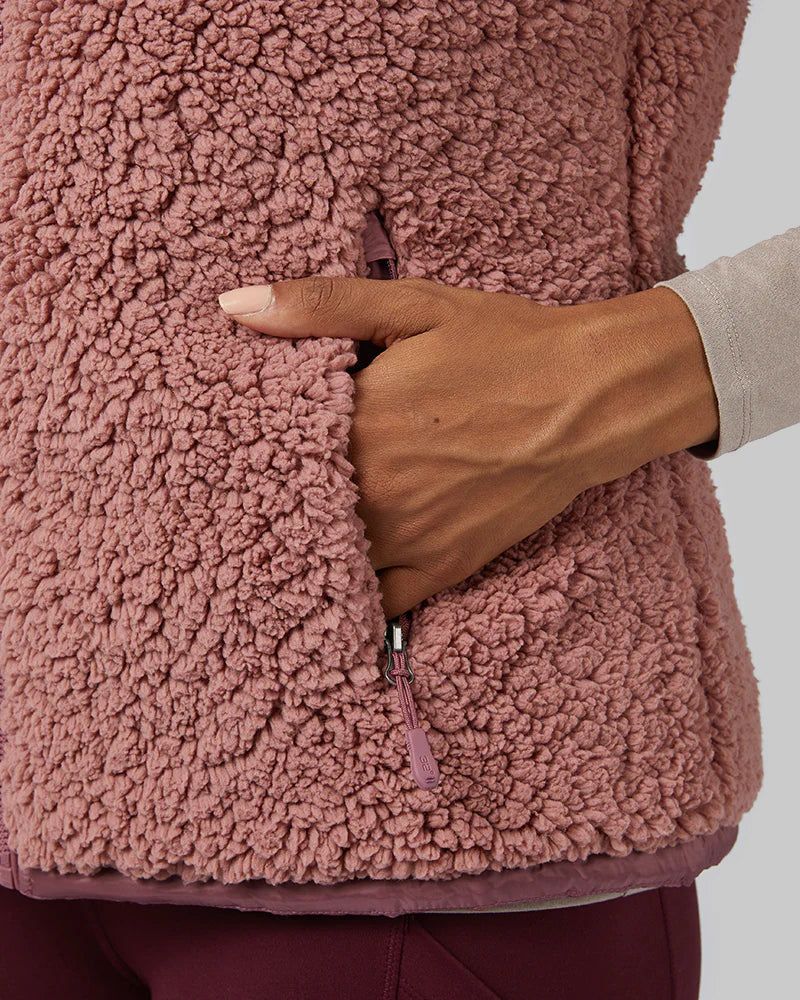 Women's Reversible Sherpa-Lined Vest