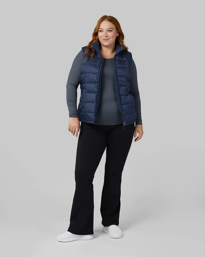 Women's Reversible Sherpa-Lined Vest