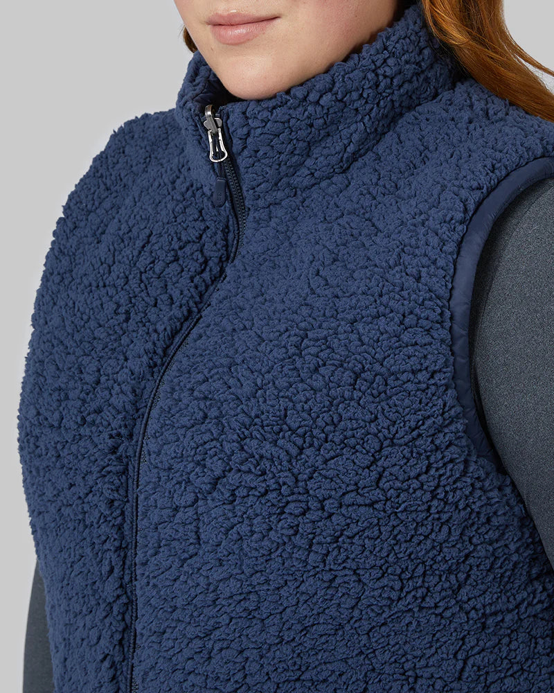 Women's Reversible Sherpa-Lined Vest