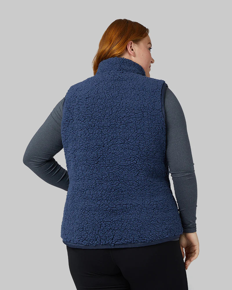 Women's Reversible Sherpa-Lined Vest
