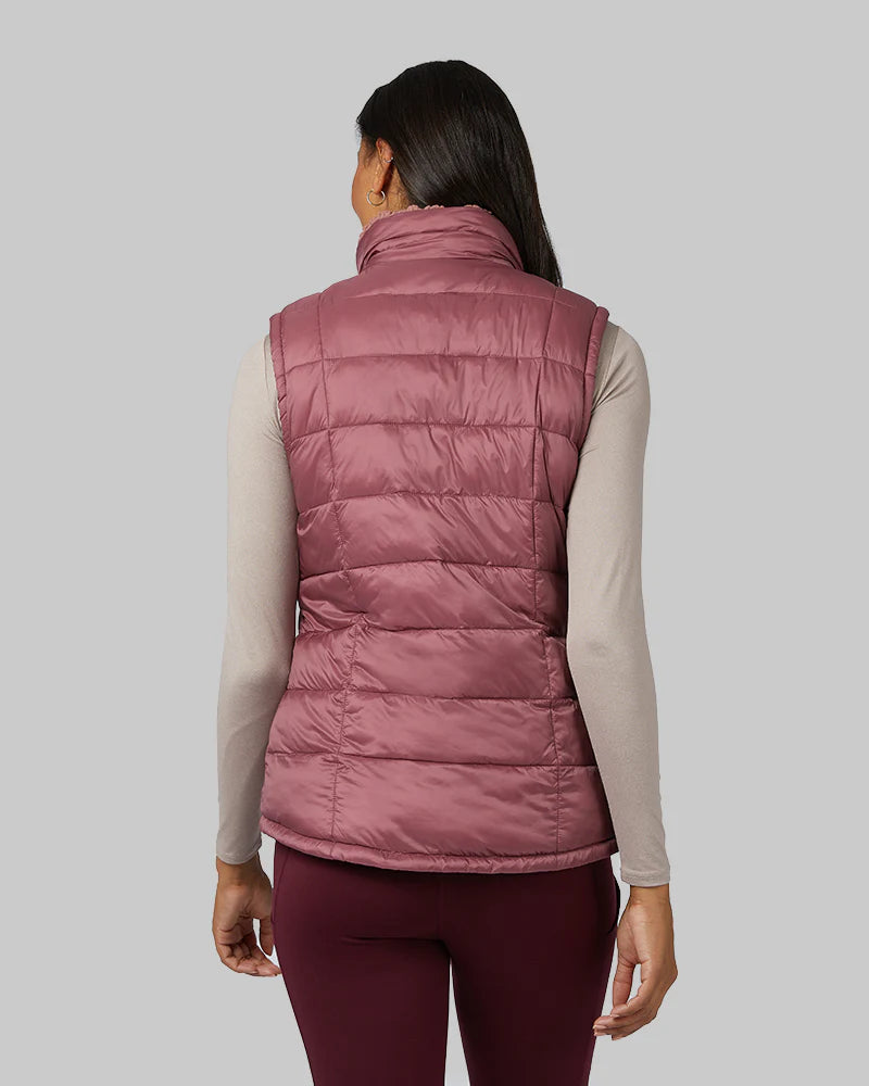 Women's Reversible Sherpa-Lined Vest