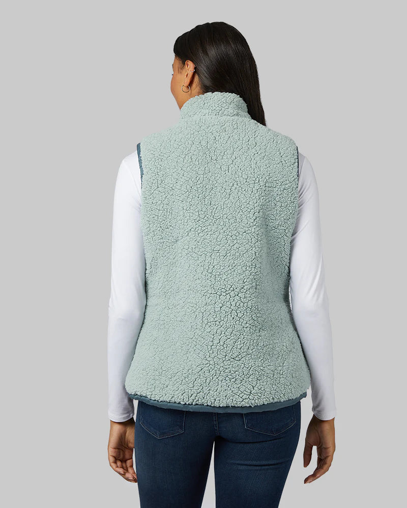 Women's Reversible Sherpa-Lined Vest