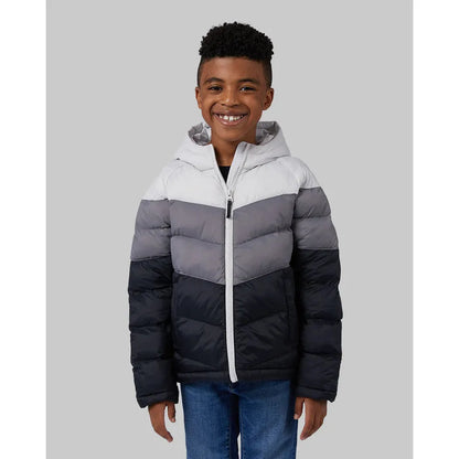 Chaqueta acolchada con capucha para niño
