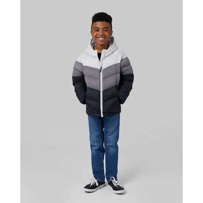 Chaqueta acolchada con capucha para niño