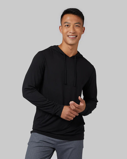 Men's Cool Long Sleeve Hooded T-Shirt