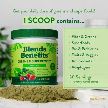 Blends with Benefits™ Greens & Superfoods (30 serv.)