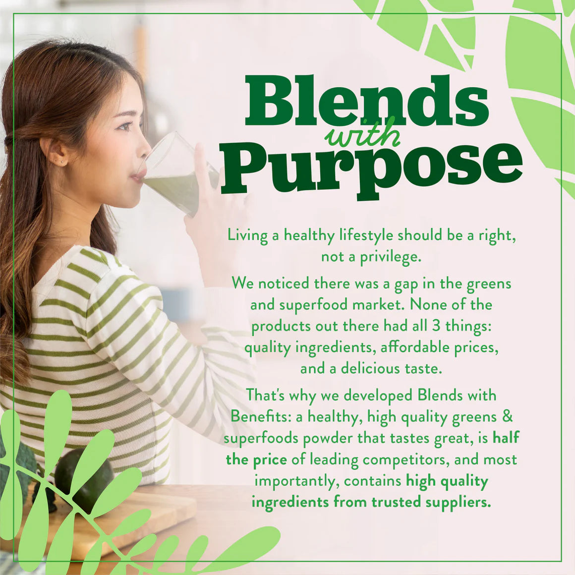 Blends with Benefits™ Greens & Superfoods (30 serv.)