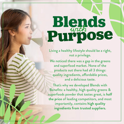 Blends with Benefits™ Greens & Superfoods (30 serv.)
