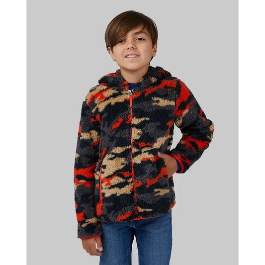 Boys'  Soft Sherpa Hooded Full Zip