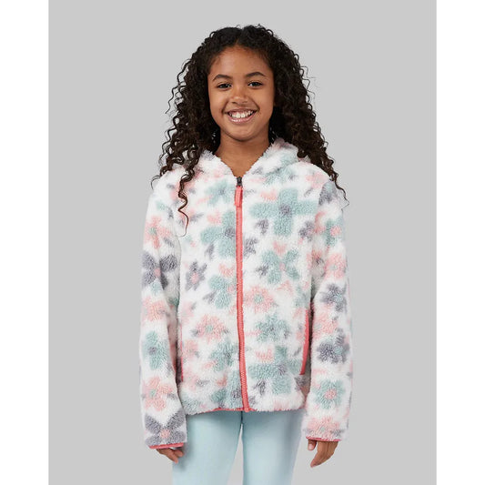 Girls' Soft Sherpa Hooded Full Zip