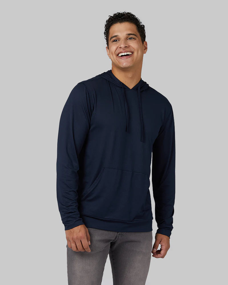 Men's Cool Long Sleeve Hooded T-Shirt