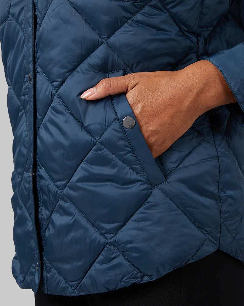 Women's Lightweight Poly-Fill Shirt Jacket