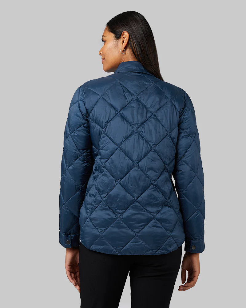 Women's Lightweight Poly-Fill Shirt Jacket