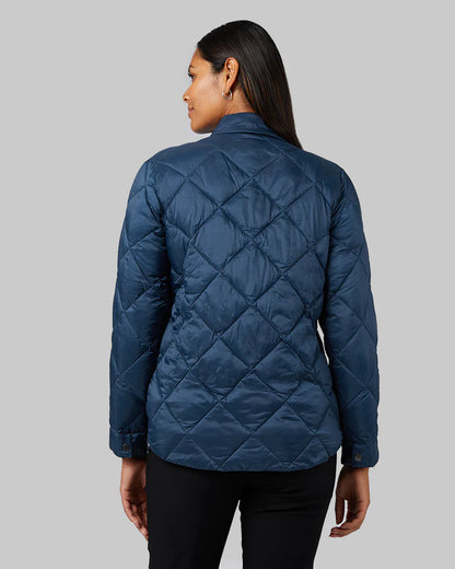 Women's Lightweight Poly-Fill Shirt Jacket