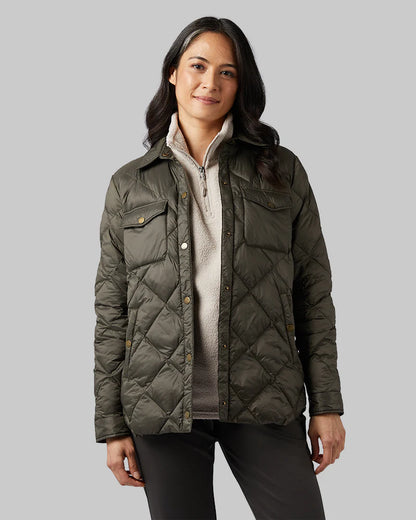 Women's Lightweight Poly-Fill Shirt Jacket
