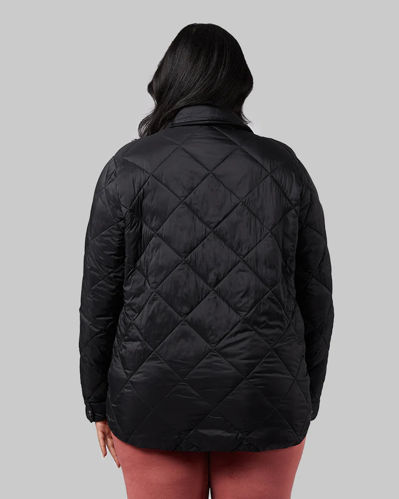 Women's Lightweight Poly-Fill Shirt Jacket