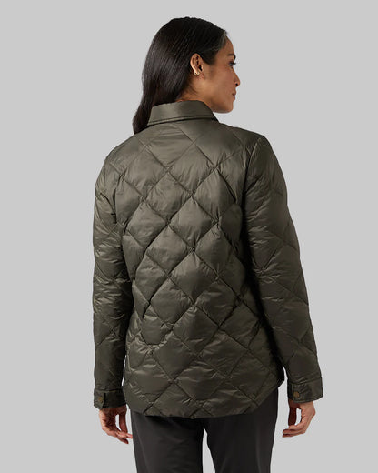 Women's Lightweight Poly-Fill Shirt Jacket